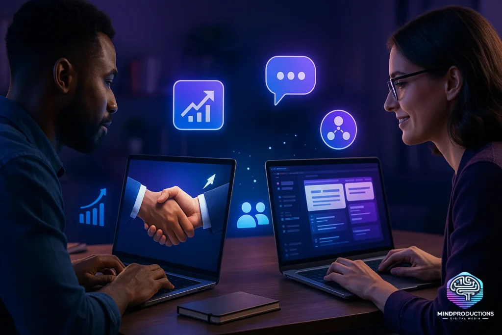 Networking no mundo digital para crescer com parcerias