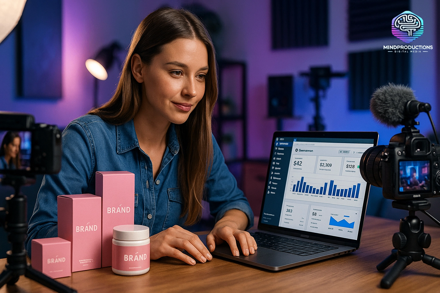 influenciadores empreendedores criando suas marcas